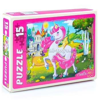 Рыжий кот. Макси-пазлы 15 эл. арт.7178 "Единорожек"