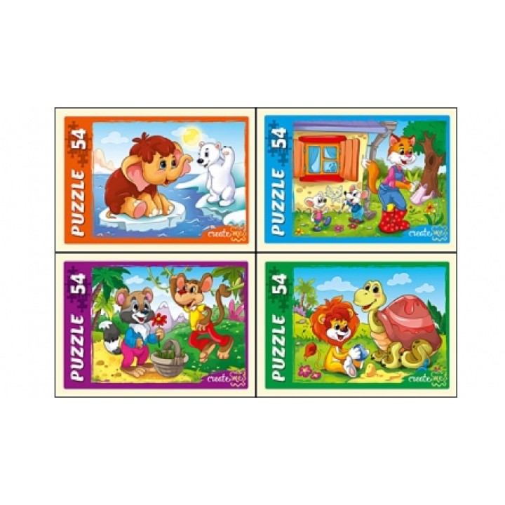 Рыжий кот. Пазлы 54 эл. арт.3660 "Русские сказки" /32