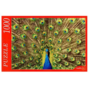 Рыжий кот. Пазлы 1000 эл. арт.7848 "Павлин"