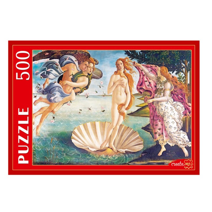 Рыжий кот. Пазлы 500 эл. арт.5894 "Рождение Венеры" С. Боттичелли