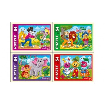 Рыжий кот. Пазлы 54 эл. арт.5625 "Веселые истории" /32