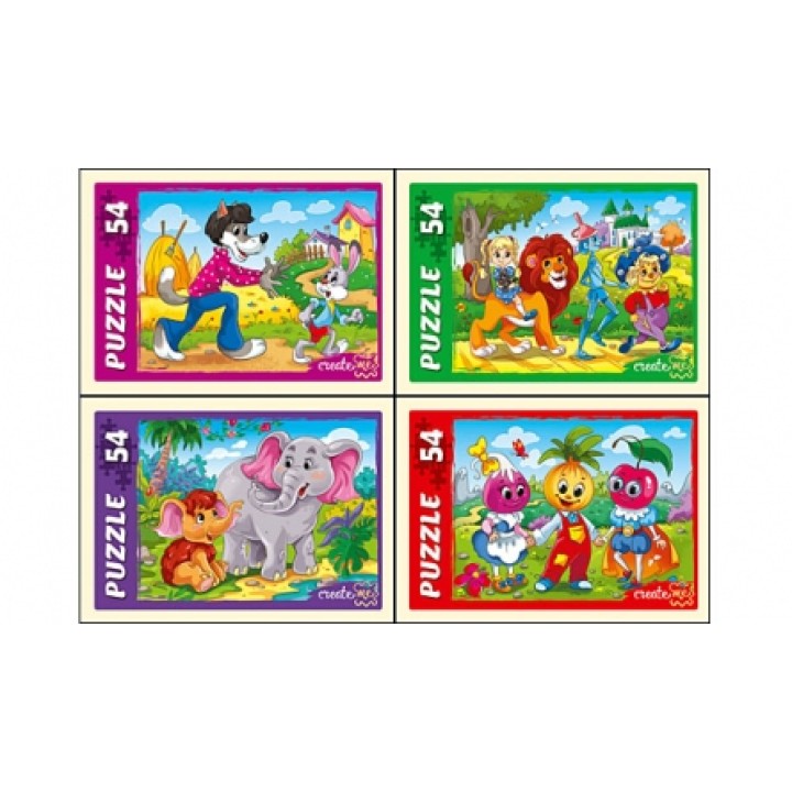 Рыжий кот. Пазлы 54 эл. арт.5625 "Веселые истории" /32