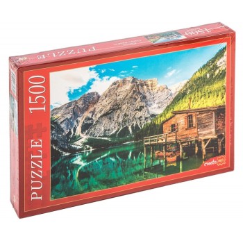 Рыжий кот. Пазлы 1500 эл. арт.8464 "Альпы. Озеро Брайес"