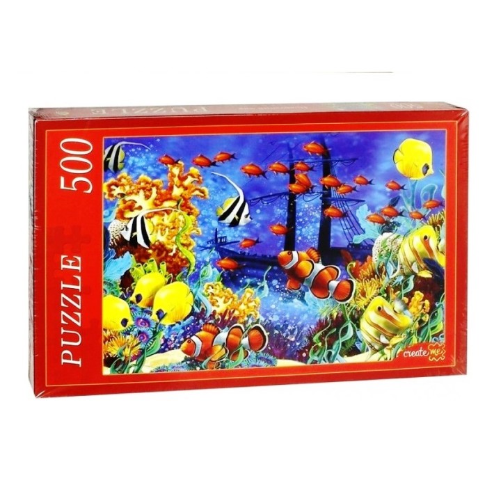 Рыжий кот. Пазлы 500 эл. арт.7842 "Подводный мир"