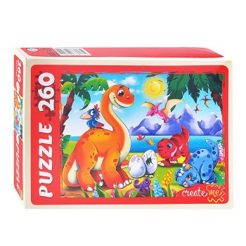 Рыжий кот. Пазлы 260 эл. арт.0622 "Динозавры №8"