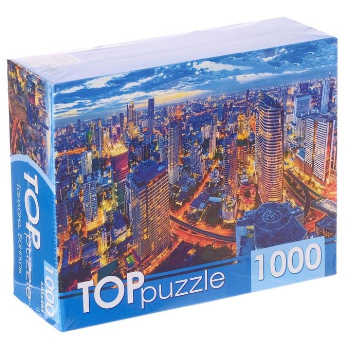 Рыжий кот. TOPpuzzle. Пазлы 1000 эл. арт.2154 "Таиланд. Бангкок"