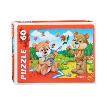 Рыжий кот. Пазлы 60 эл. арт.8428 "Плюшевые мишки"