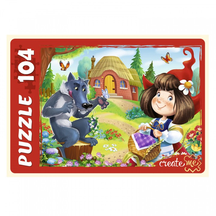 Рыжий кот. Пазлы 104 эл. арт.9829 "Любимые сказки №18"