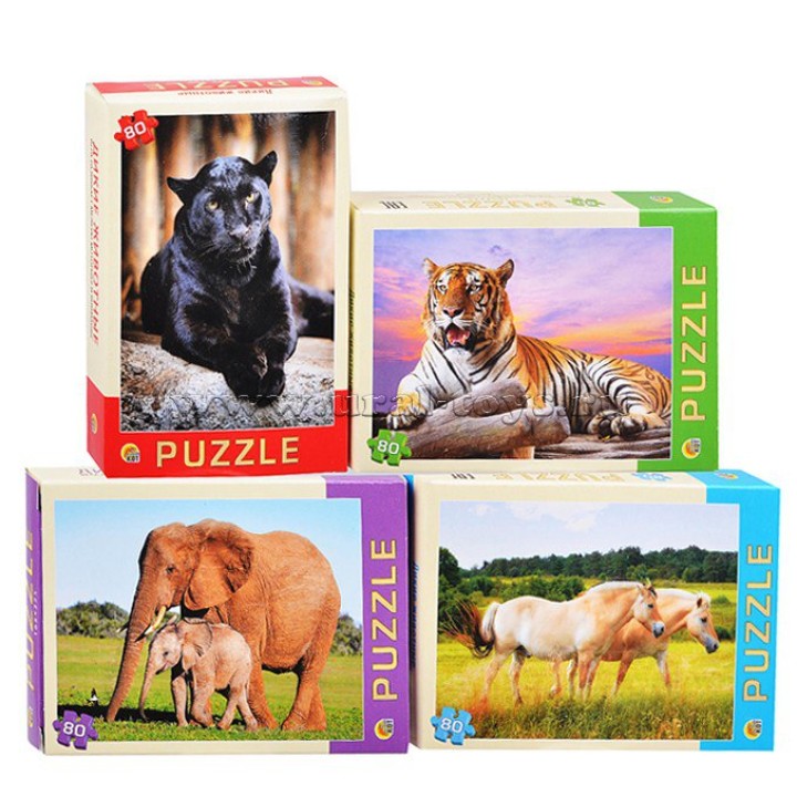 Рыжий кот. Пазлы 80 эл. арт.0216 "Дикие животные" /16