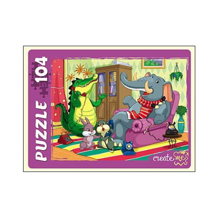 Рыжий кот. Пазлы 104 эл. арт.2629 "Сказка №6"