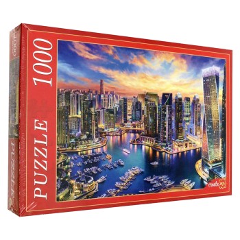 Рыжий кот. Пазлы 1000 эл. арт.5151 "Небоскребы Дубая"