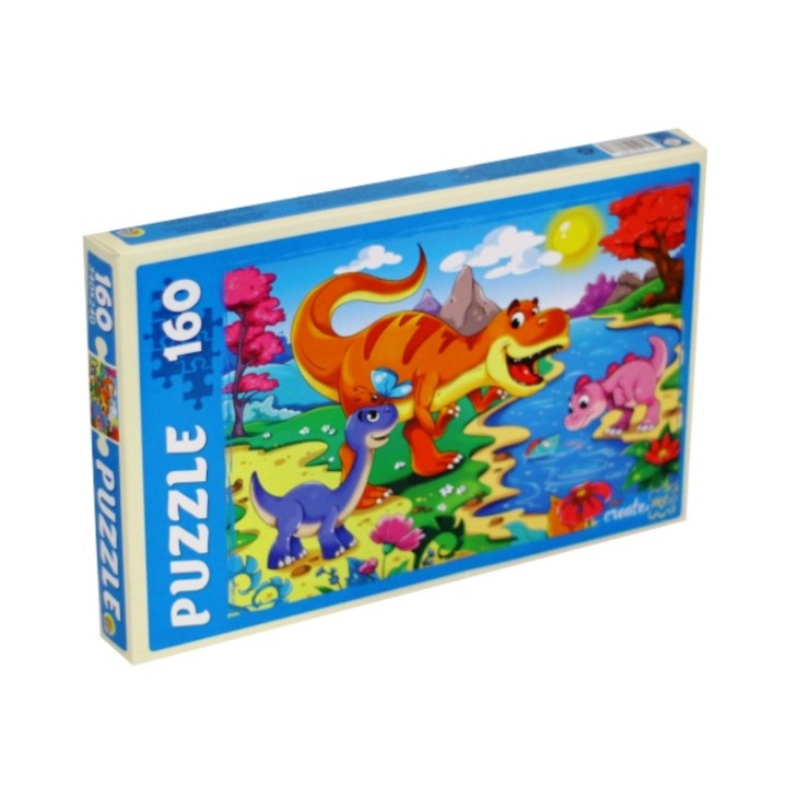 Рыжий кот. Пазлы 160 эл. арт.9866 "Динозавры-4"