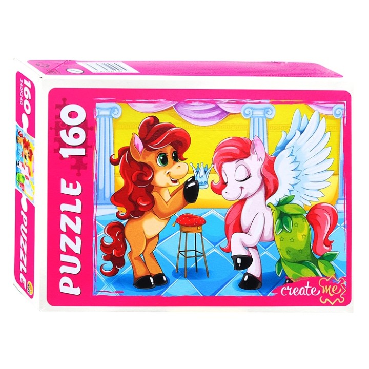 Рыжий кот. Пазлы 160 эл. арт.0633 "Забавные пони"