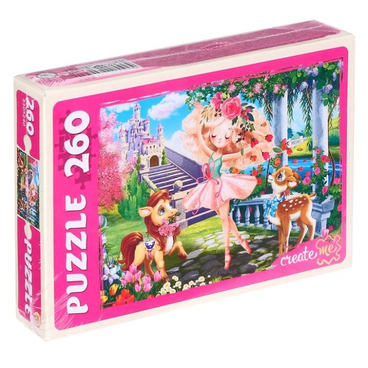 Рыжий кот. Пазлы 260 эл. арт.2464 "Балерина в сказочном мире"