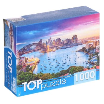 Рыжий кот. TOPpuzzle. Пазлы 1000 эл. арт.2156 "Австралия. Сидней"