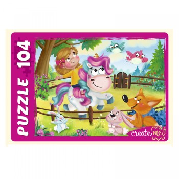 Рыжий кот. Пазлы 104 эл. арт.9830 "Милые друзья №2"