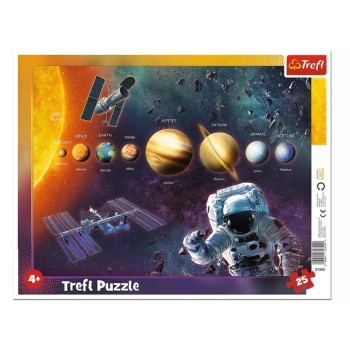 Trefl. Пазл-рамка 25 арт.31342 "Солнечная система"