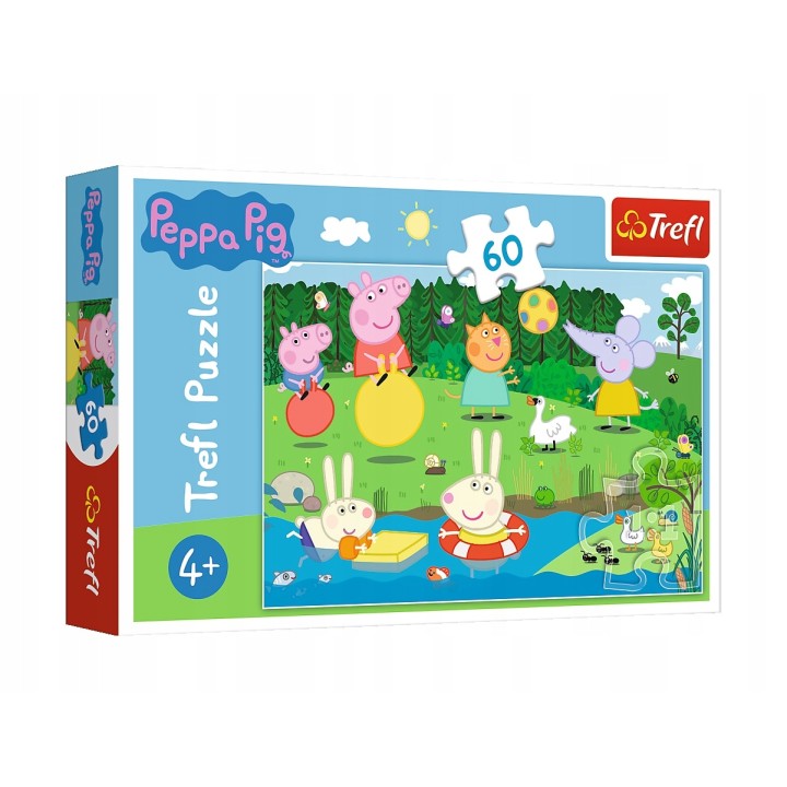 Trefl. Пазл 60 арт.17326 "Свинка Пеппа.Веселье на выходных"
