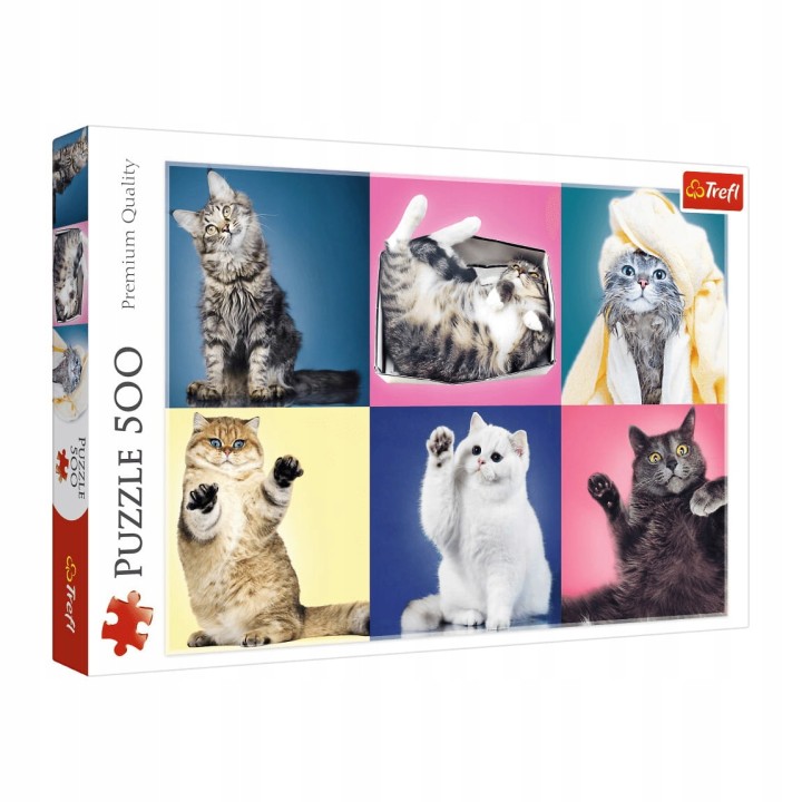 Trefl. Пазл 500 арт.37377 "Котята"