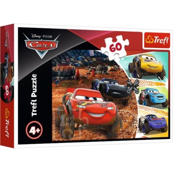 Trefl. Пазл 60 арт.17327 "Молния МакКвин и друзья" / Дисней