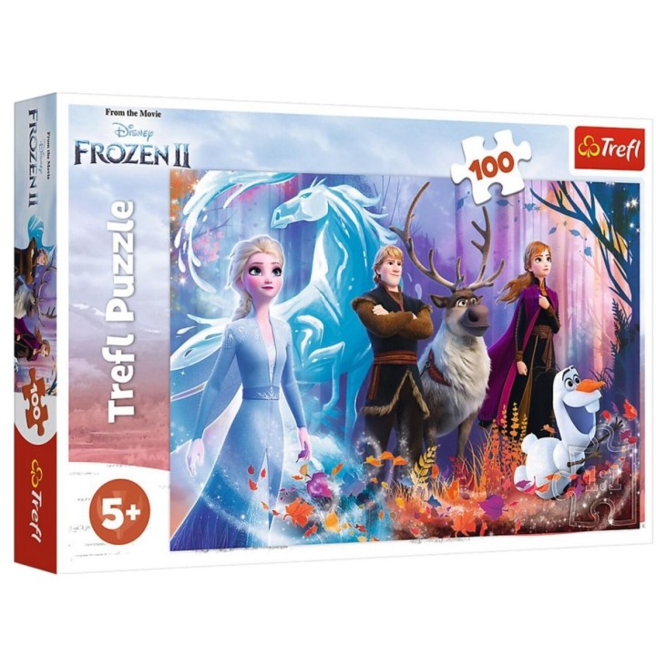 Trefl. Пазл 100 арт.16366 "Холодное сердце 2. Волшебство Фрозен"
