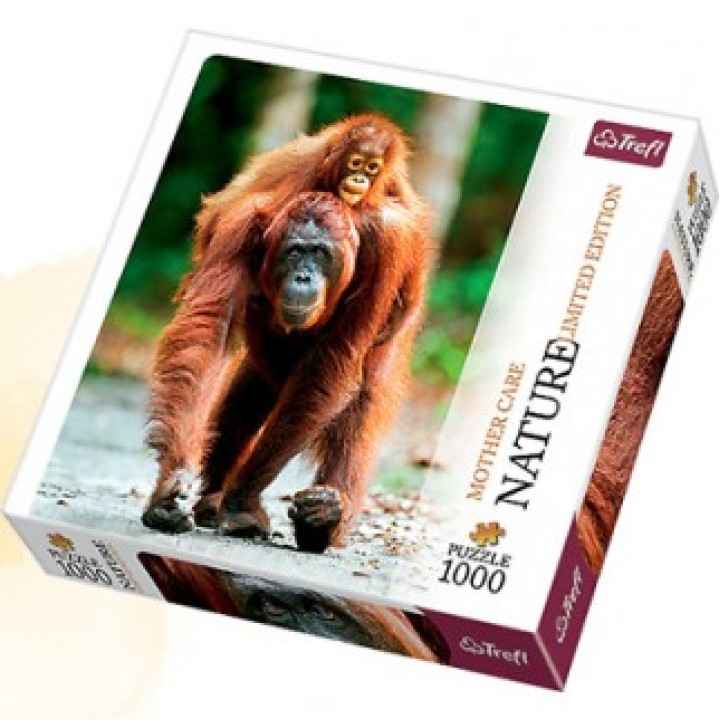 Trefl. Пазл 1000 арт.10514 "Орангутан" сер."Nature"