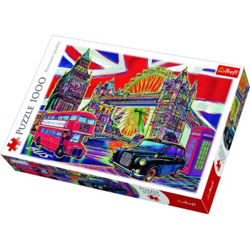 Trefl. Пазл 1000 арт.10525 "Краски Лондона"