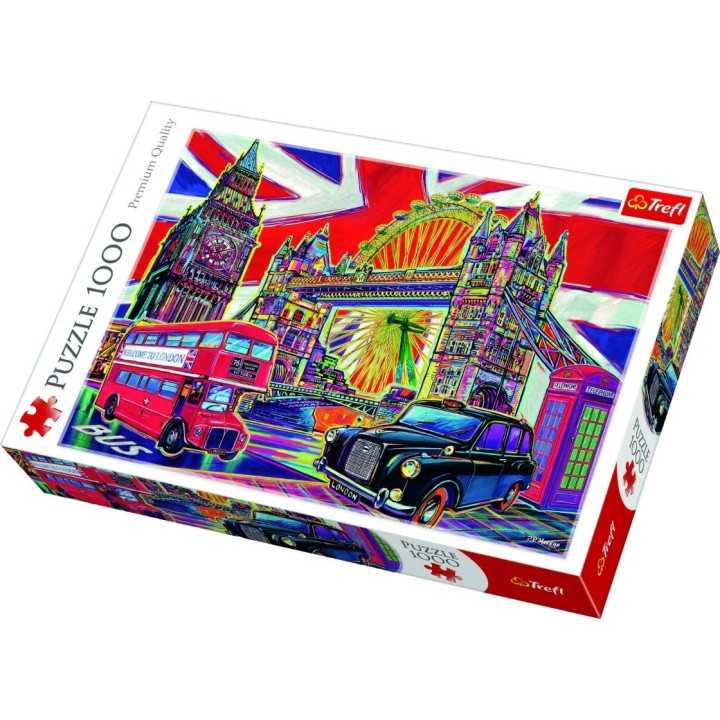 Trefl. Пазл 1000 арт.10525 "Краски Лондона"