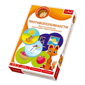 Trefl. Развивающий набор арт.01105 "Противоположности"