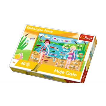 Trefl. Пазл 40 арт.15528 "Мое тело"