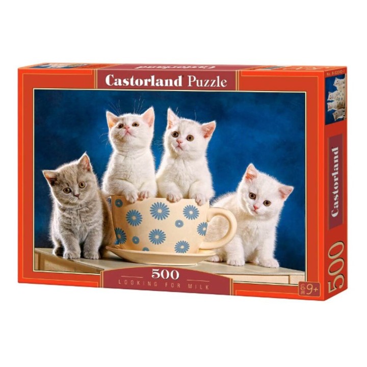 Castorland. Пазл 500 арт.B-52042 "4 котенка"