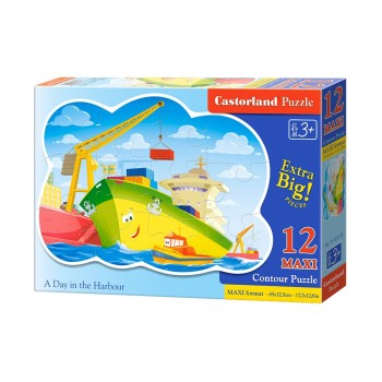 Castorland. Пазл 12 MAXI арт.B-120130 "День в гавани"