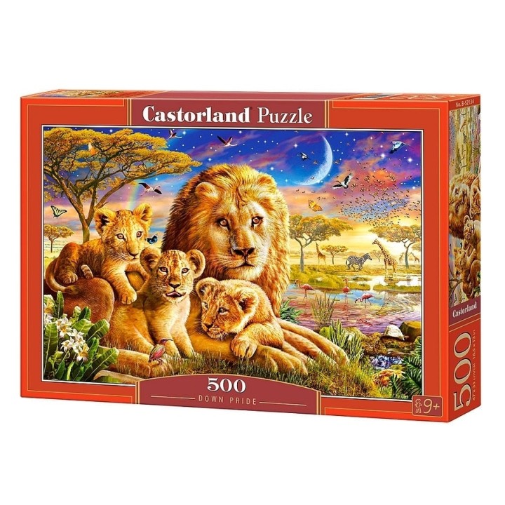 Castorland. Пазл 500 арт.B-52134 "Семья львов"