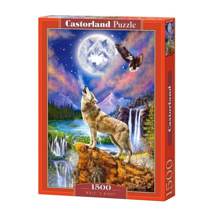 Castorland. Пазл 1500 арт.C-151806 "Волчья ночь"