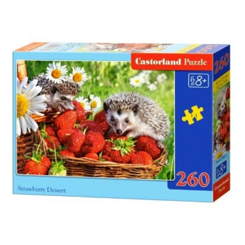 Castorland. Пазл 260 MIDI арт.B-27484 "Клубничный десерт"