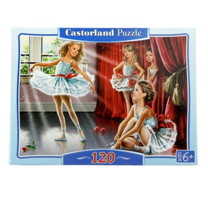 Castorland. Пазл 120 MIDI арт.B-13036 "Балетный класс" (плотная коробка)