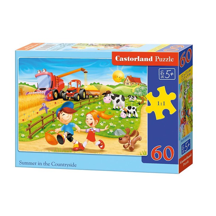 Castorland. Пазл 60 MIDI арт.B-06878 "Лето в деревне"