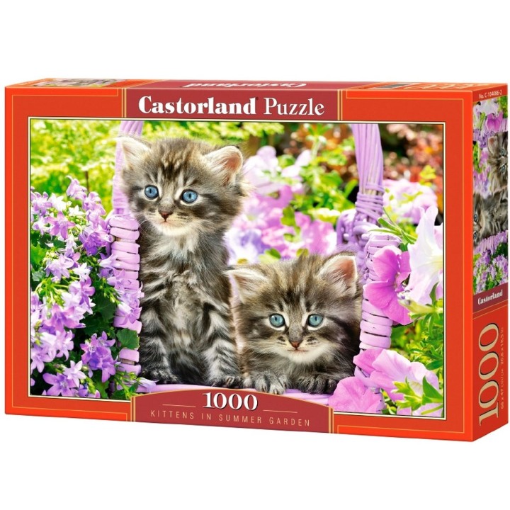 Castorland. Пазл 1000 арт.C-104086 "Котята в летнем саду"
