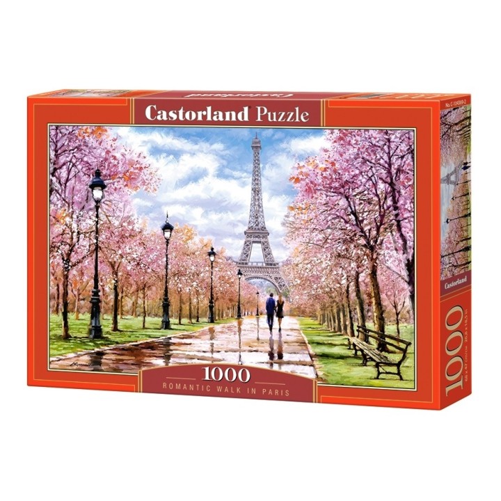 Castorland. Пазл 1000 арт.C-104369 "Романтическая прогулка в Париже"