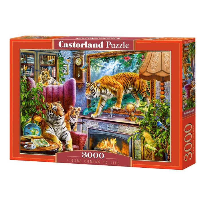 Castorland. Пазл 3000 арт.C-300556 "Тигры возвращаются к жизни"