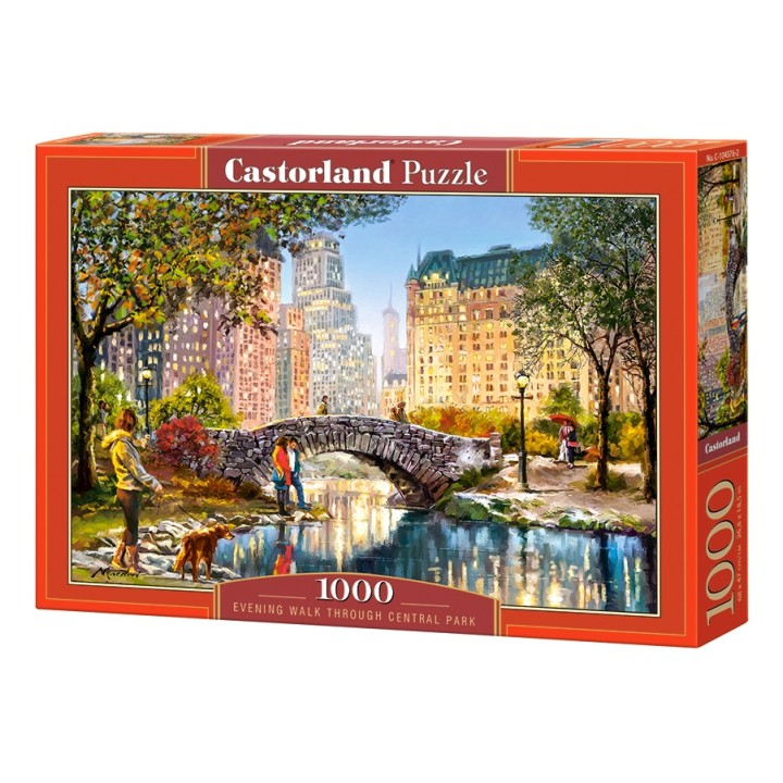 Castorland. Пазл 1000 арт.C-104376 Вечерняя прогулка по Центральному парку"
