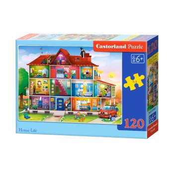Castorland. Пазл 120 MIDI арт.В-13548 "Наш дом"