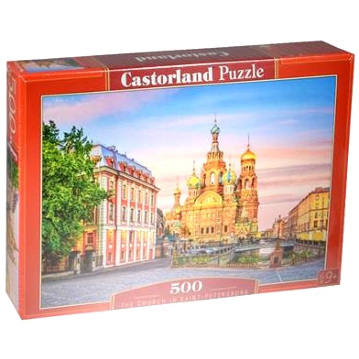 Castorland. Пазл 500 арт.B-52257 "Храм в Санкт-Петербурге"