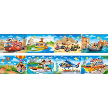 Castorland. Пазл 54 MINI арт.A-08521-Р "Путешествия"