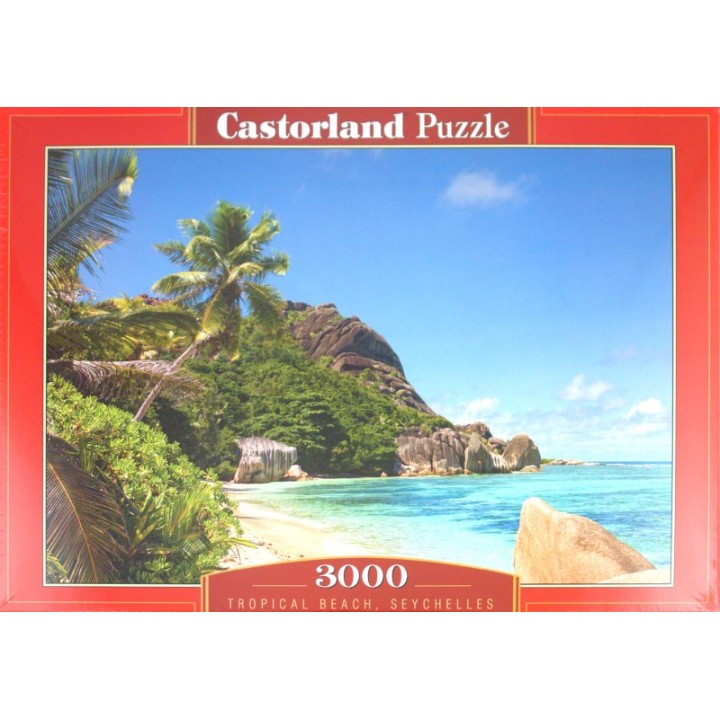 Castorland. Пазл 3000 арт.C-300228 "Пляж.Сейшелы" /14