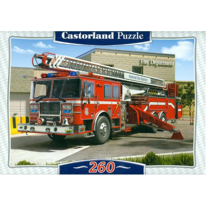 Castorland. Пазл 260 MIDI арт.B-26760 "Пожарная машина" (плотная коробка)