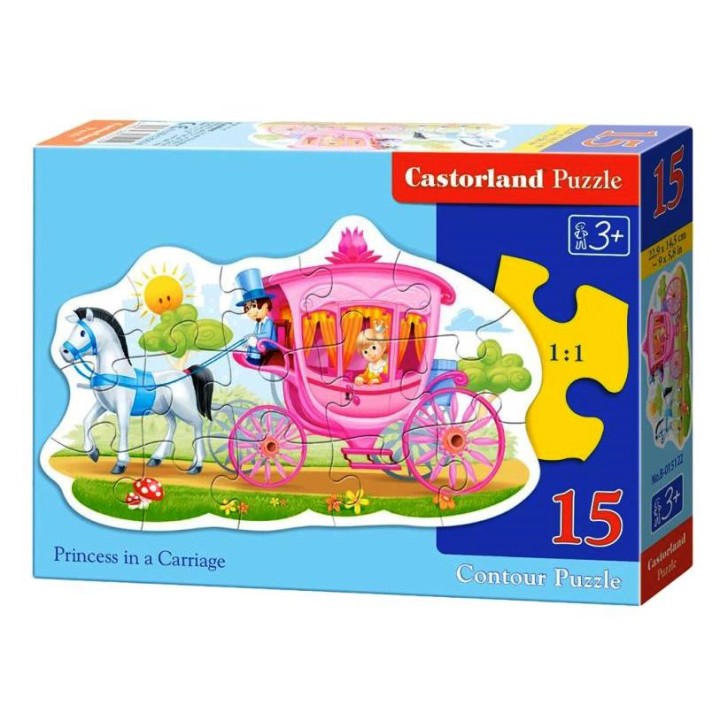 Castorland. Пазл 15 арт.B-015122 "Принцесса"