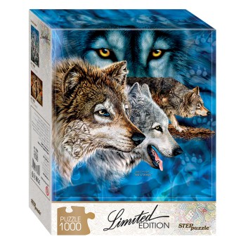 Степ. Пазл 1000 Limited Edition арт.79806 "Найди 12 волков"