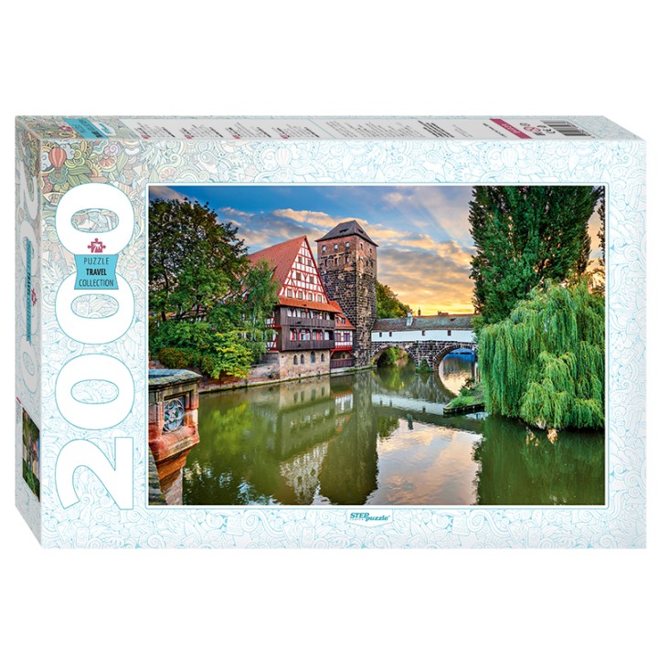 Степ. Пазл 2000 арт.84039 "Германия. Нюрнберг"