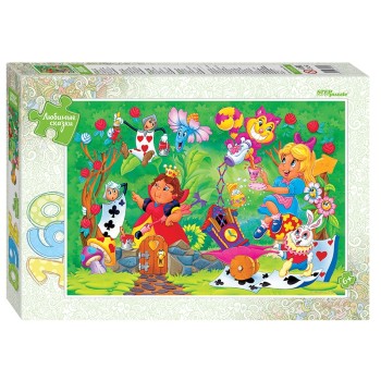 Степ. Пазл 160 арт.72069 "Алиса в стране чудес" (Любимые сказки)